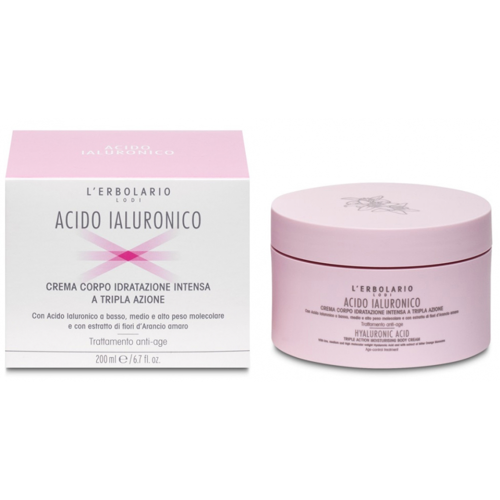 Крем для тіла L'Erbolario з anti-age ефектом Гіалуронова кислота 200 мл (2214010007050) - зображення 1