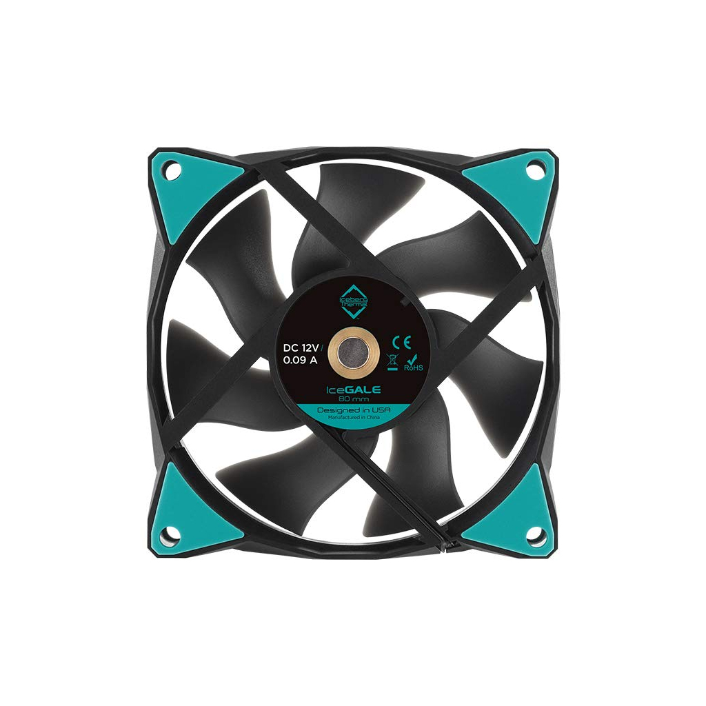Кулер до корпусу Iceberg Group IceGALE 80mm Black (ICEGALE08-C0A) - зображення 3