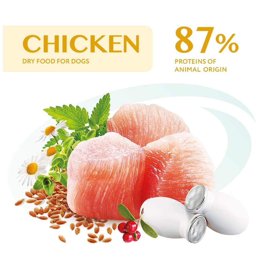 Сухий корм для собак Optimeal для великих порід зі смаком курки 4 кг (4820083905551) - зображення 2