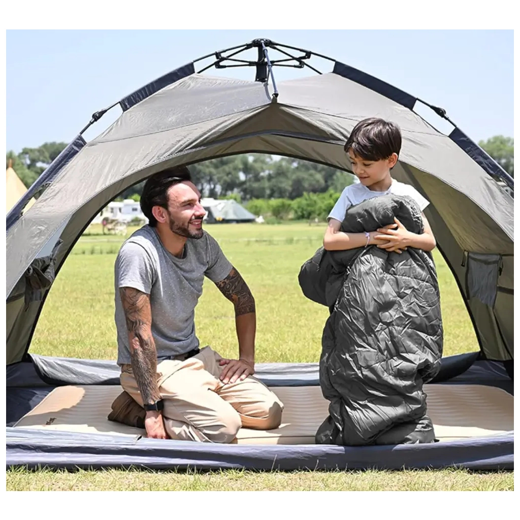 Спальний мішок KingCamp Oasis 250S Grey (KS3221_MEDIUMGREY_L) - зображення 3