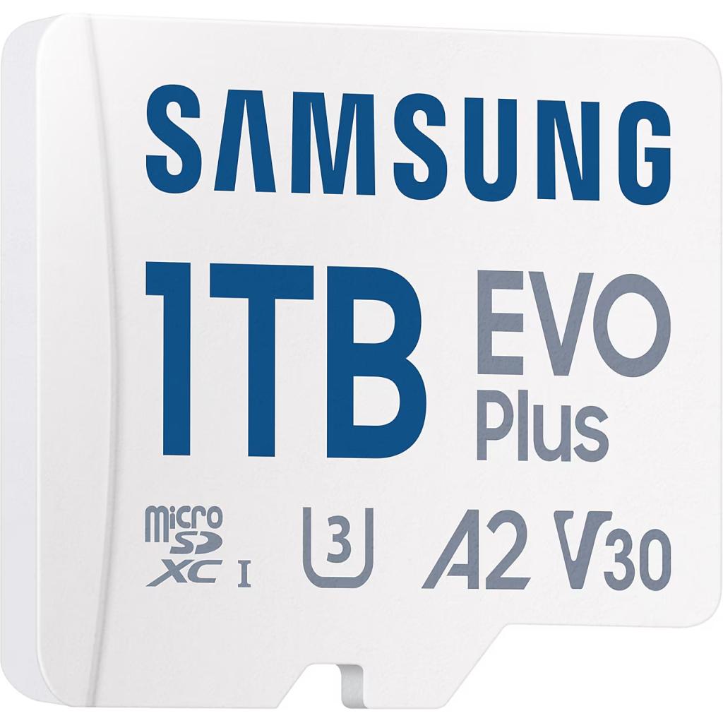 Карта пам'яті Samsung 1TB microSDXC Class UHS-I U3 V30 A2 EVO Plus + SD Adapter (MB-MC1T0SA/EU) - зображення 2
