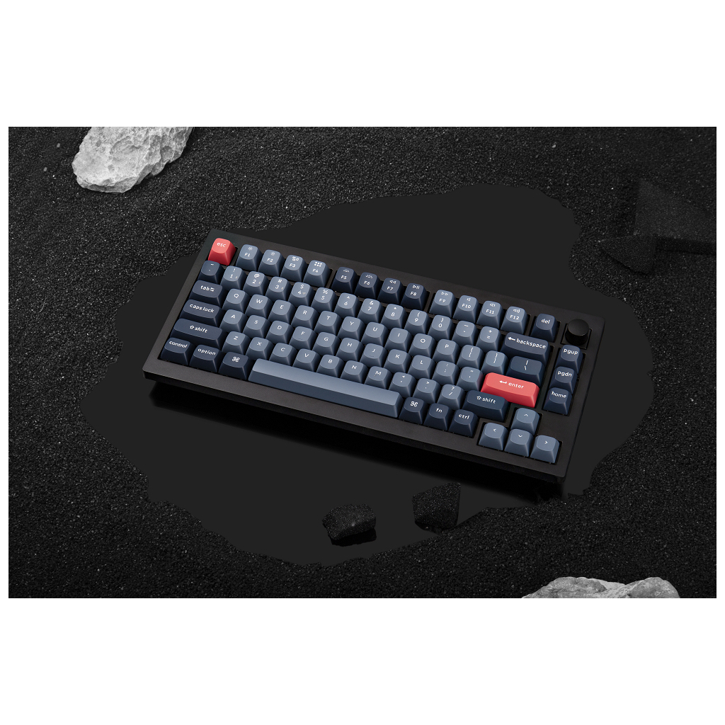 Клавіатура Keychron V1 Max Gateron Jupiter Red QMK Hot-swap Wireless/Bluetooth/USB UA Black (V1MD1_KEYCHRON) - зображення 7