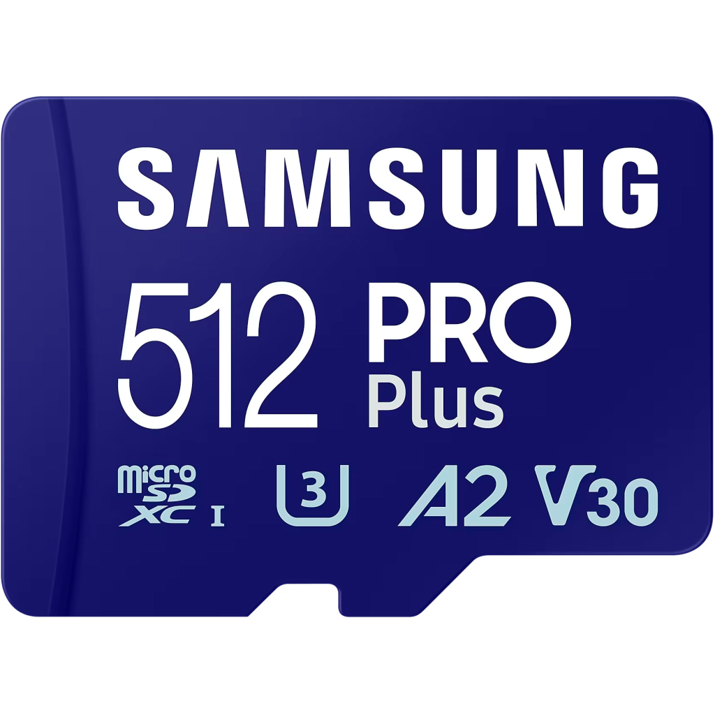 Карта пам'яті Samsung 512 GB microSDXC Pro Plus UHS-I U3 V30 A2 Class 10 + SD-adap (MB-MD512SA/EU) - зображення 2