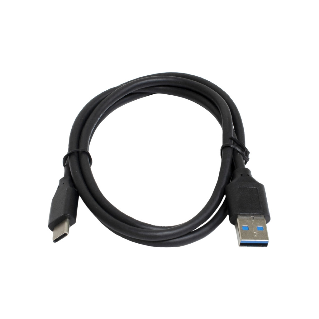 Дата кабель USB 3.0 AM to USB-C 1.0m black Patron (CAB-PN-USB3-TYPEC-1M) - зображення 1