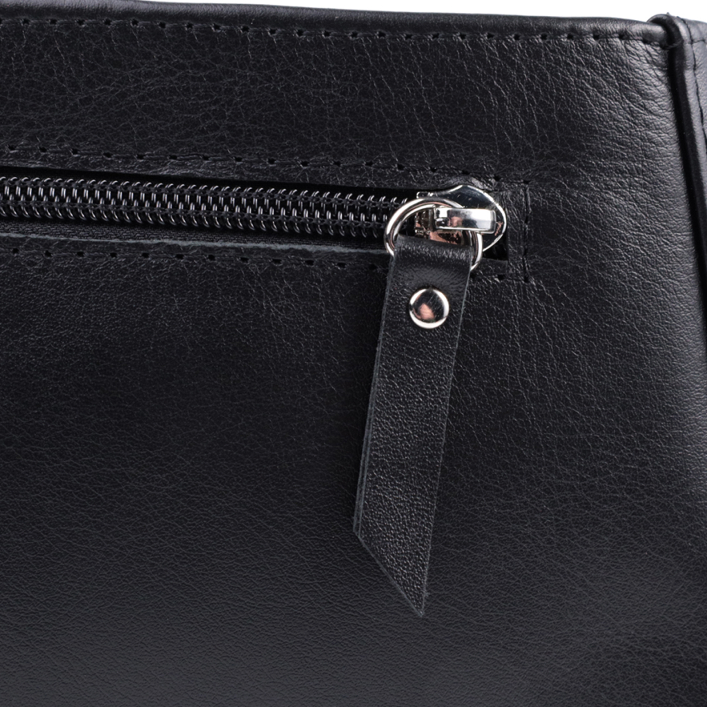 Сумка Shvigel З натуральної шкіри Чорна (22838) - зображення 5