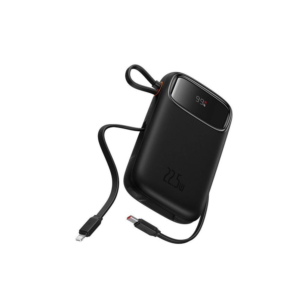 Батарея універсальна Baseus Qpow2 20000mAh 22.5W PD, QC/3.0, Black (P10055002113-00) - picture 5