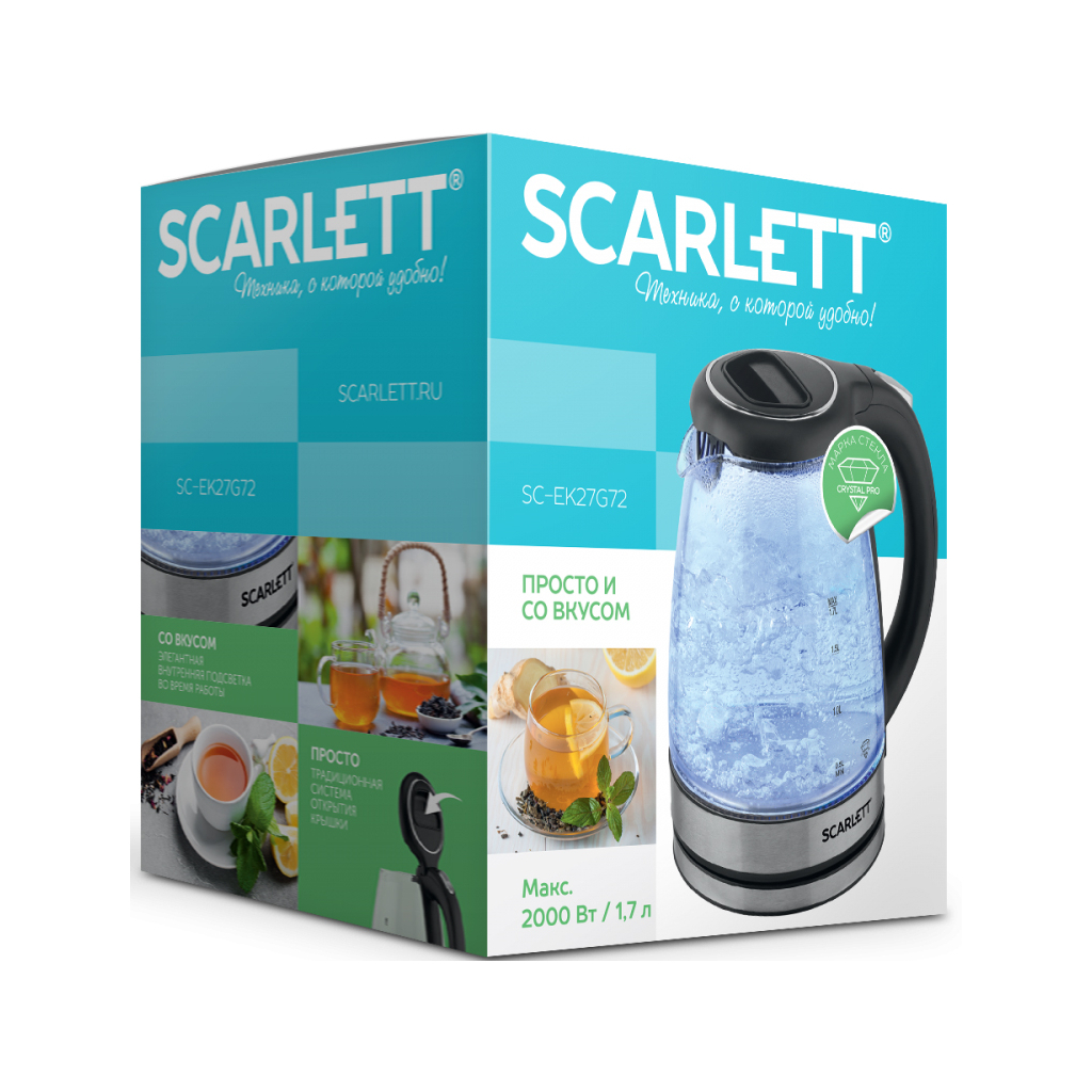 Електрочайник Scarlett SC-EK27G72 - изображение 4