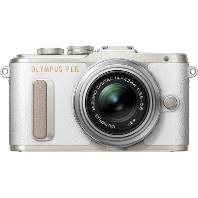 Цифровий фотоапарат Olympus E-PL8 14-42 mm Pancake Zoom Kit white/silver (V205082WE000) - зображення 2