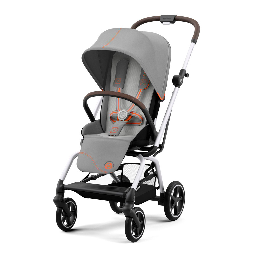 Коляска Cybex Eezy S Twist+ 2 SLV Lava Grey (з бампером) (522001097) - зображення 1