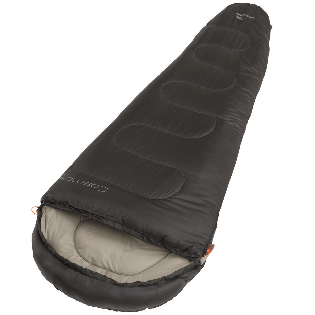 Спальний мішок Easy Camp Cosmos/+8°C Black (Right) (928487) - зображення 1