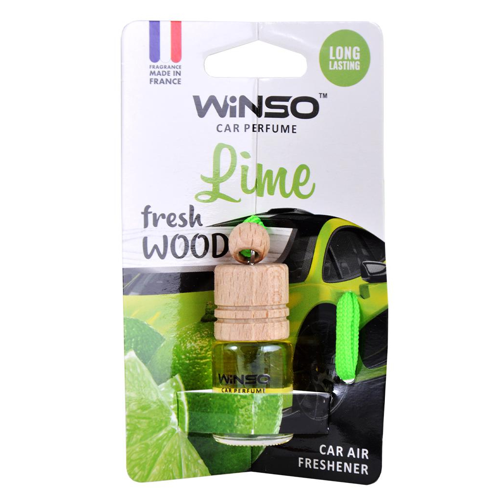 Ароматизатор для автомобіля WINSO Fresh WOOD Lime (530630) - зображення 1