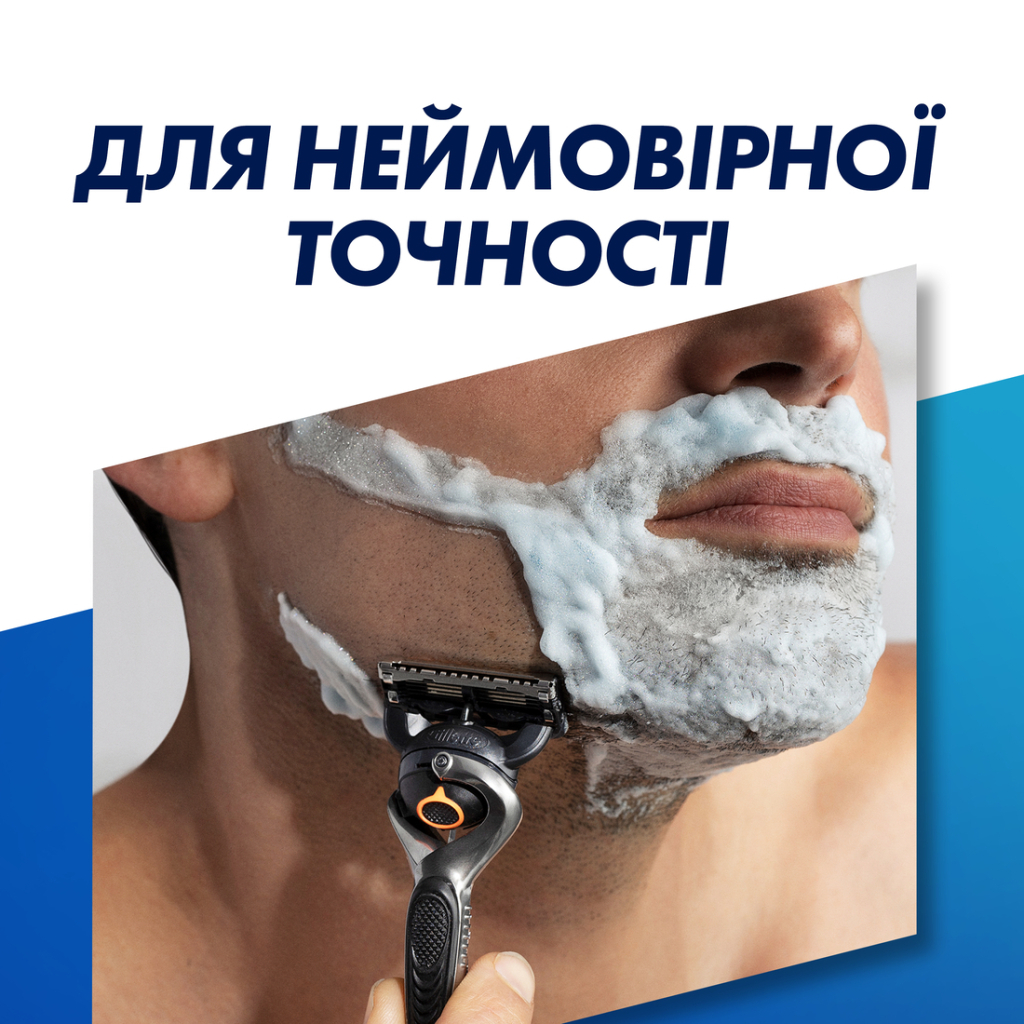 Набір косметики Gillette Бритва ProGlide з 1 змінним лезом + Гель для гоління Fusion5 200 мл + Підставка + Косметичка (8700216534420) - зображення 3
