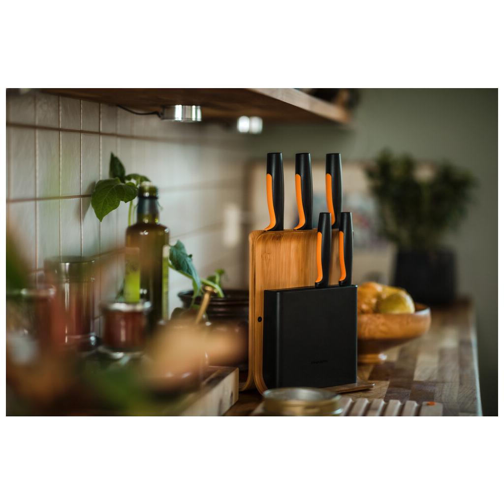 Набір ножів Fiskars Functional Form Bamboo 5 шт (1057552) - зображення 2