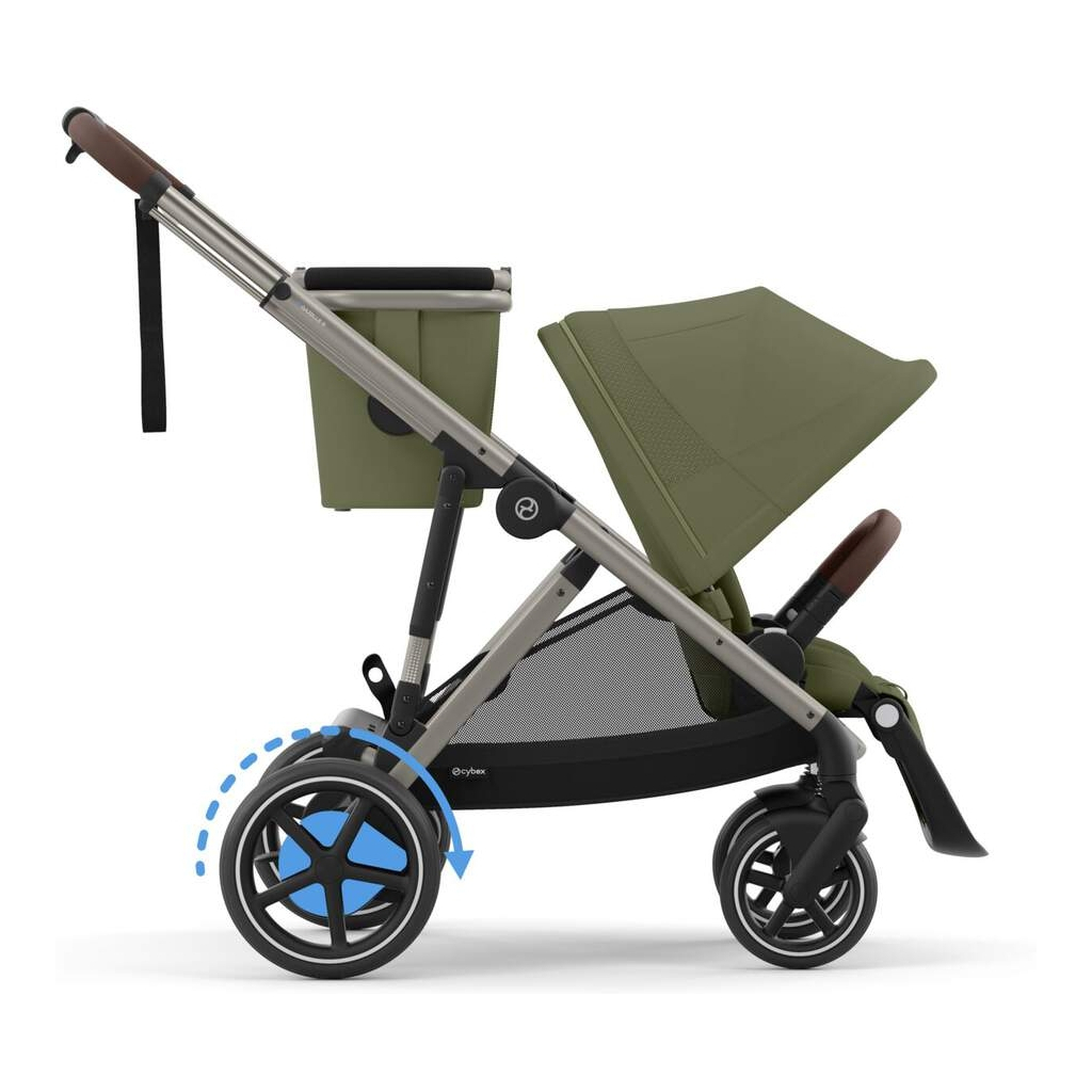 Коляска Cybex eGazelle S TPE Moss Green khaki (525000169) - зображення 7