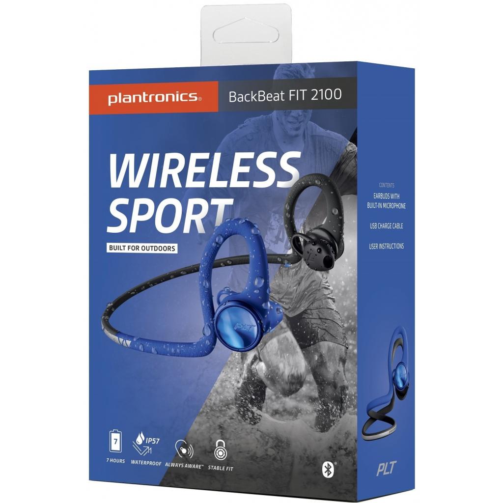 Навушники Plantronics BackBeat Fit 2100 Blue (212202-99) - зображення 4