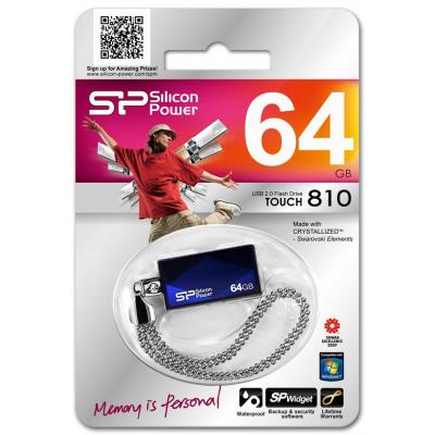 USB флеш накопичувач Silicon Power 64GB LuxMini 810 USB 2.0 (SP064GBUF2810V1B) - зображення 3