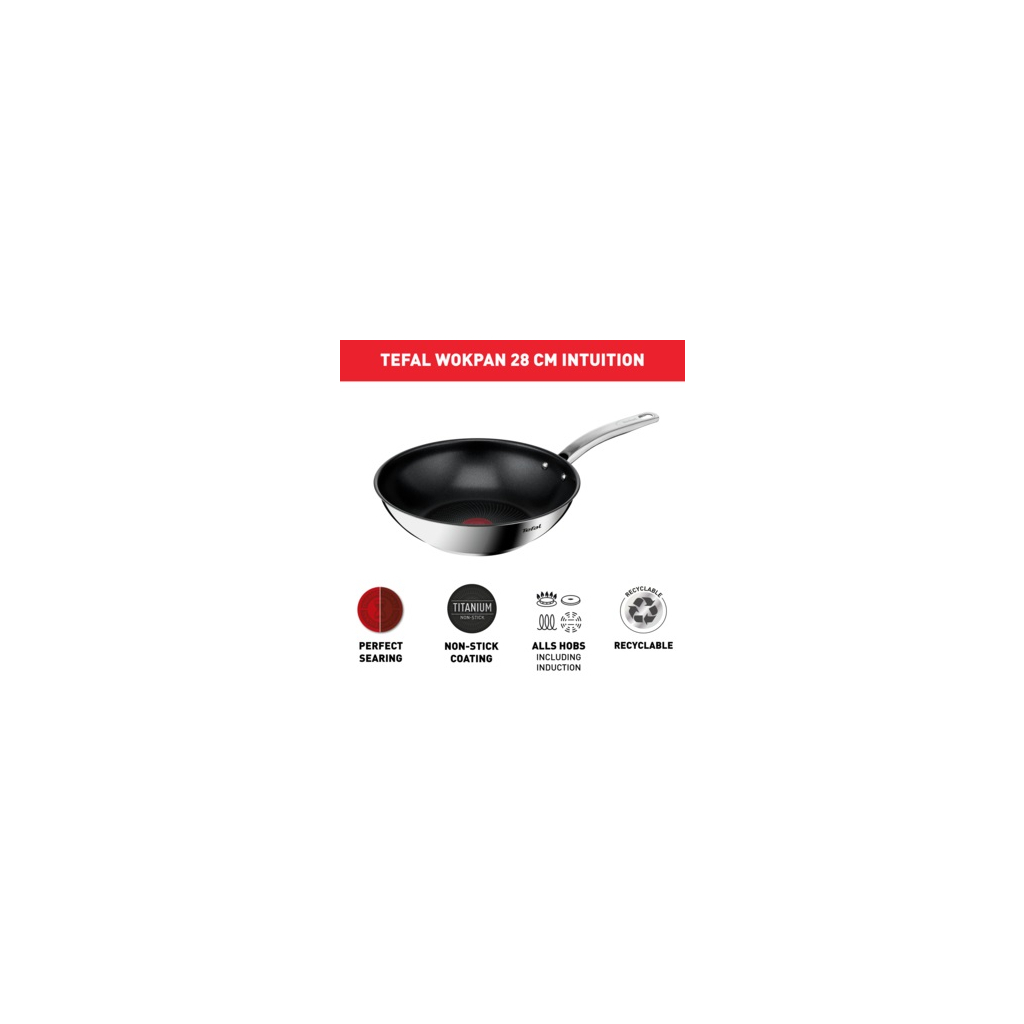 Сковорода Tefal Intuition Wok 28 см (B8171944) - зображення 6