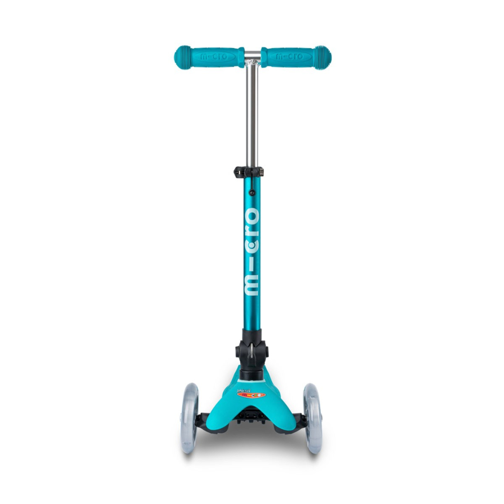 Самокат Micro Mini Deluxe Foldable Складний 3-х колісний Аква (MMD155) - зображення 4