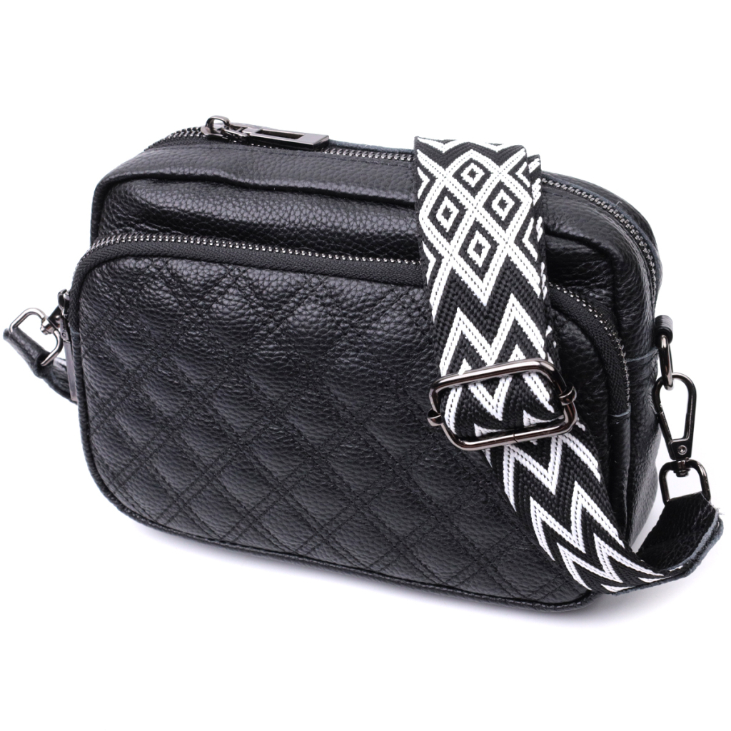 Сумка Vintage З натуральної шкіри Чорна (22634) - зображення 1