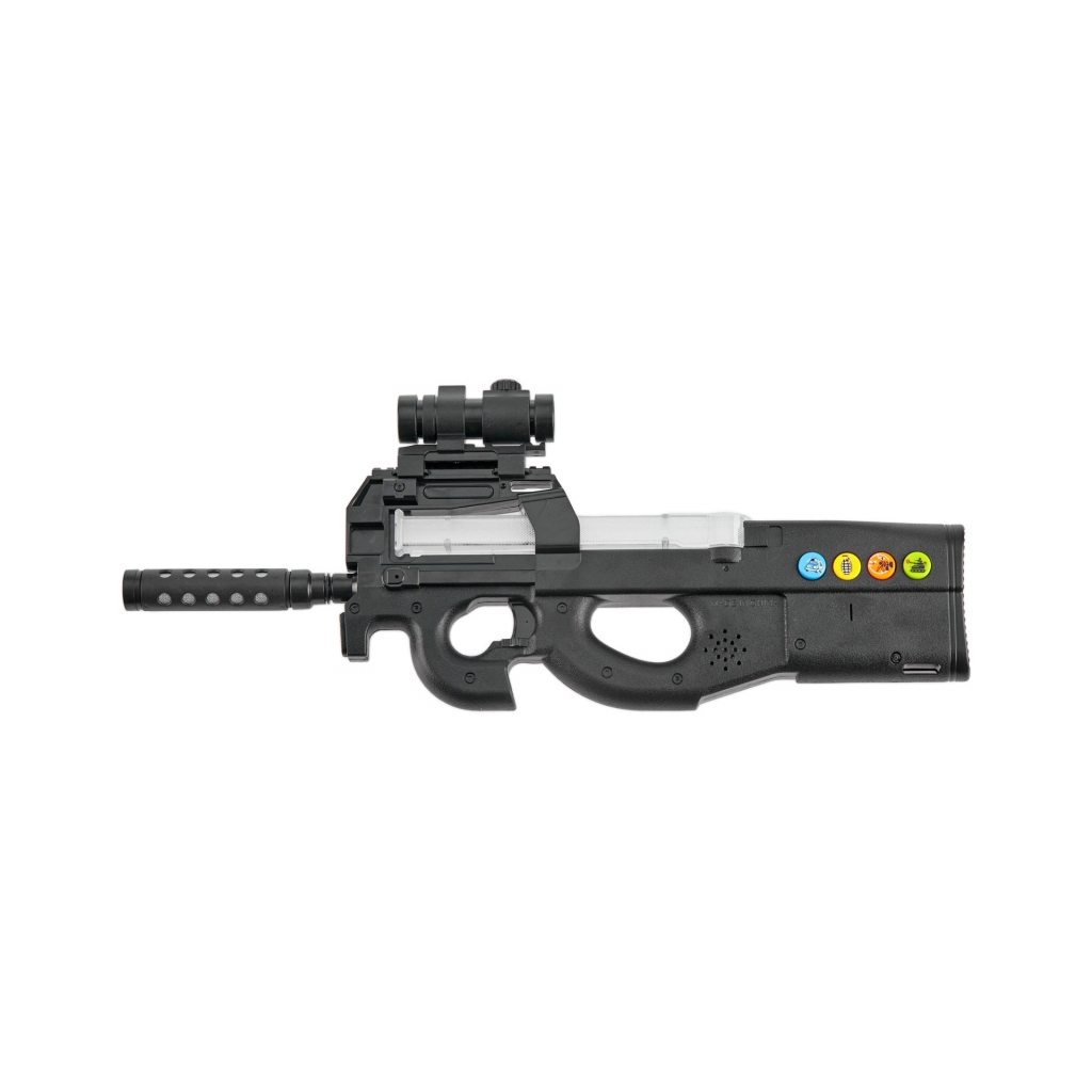 Іграшкова зброя ZIPP Toys Автомат світлозвуковий FN P90, чорний (816B) - зображення 3