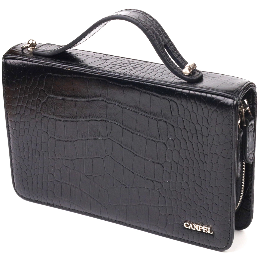 Сумка Canpellini З натуральної шкіри Чорна (21570) - зображення 1