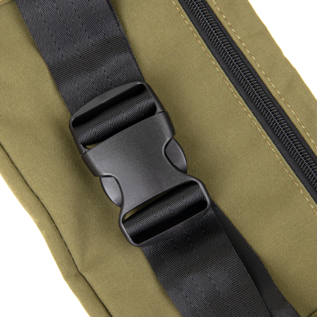 Сумка Vintage Бананка нейлон Зелена (20636) - зображення 7