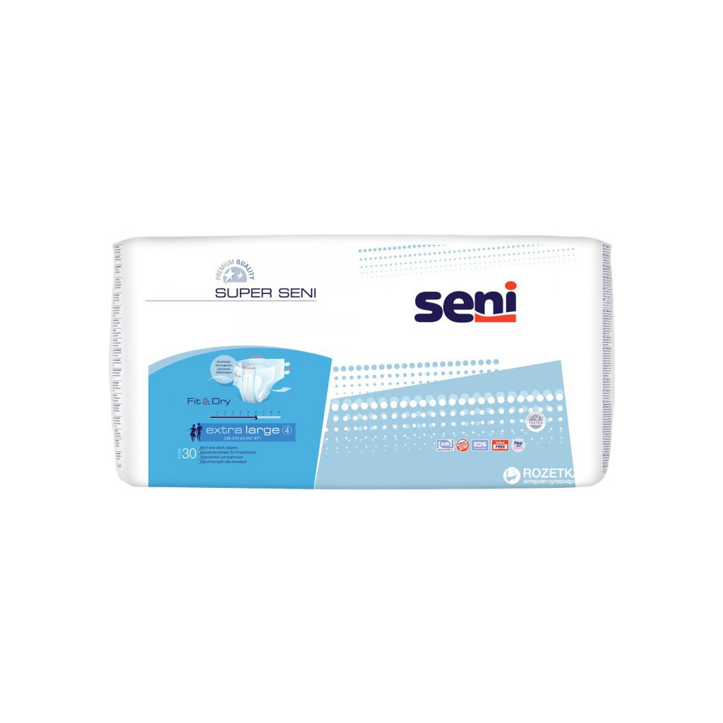 Підгузки для дорослих Seni Super Extra Large 30 шт (5900516691424) - зображення 1