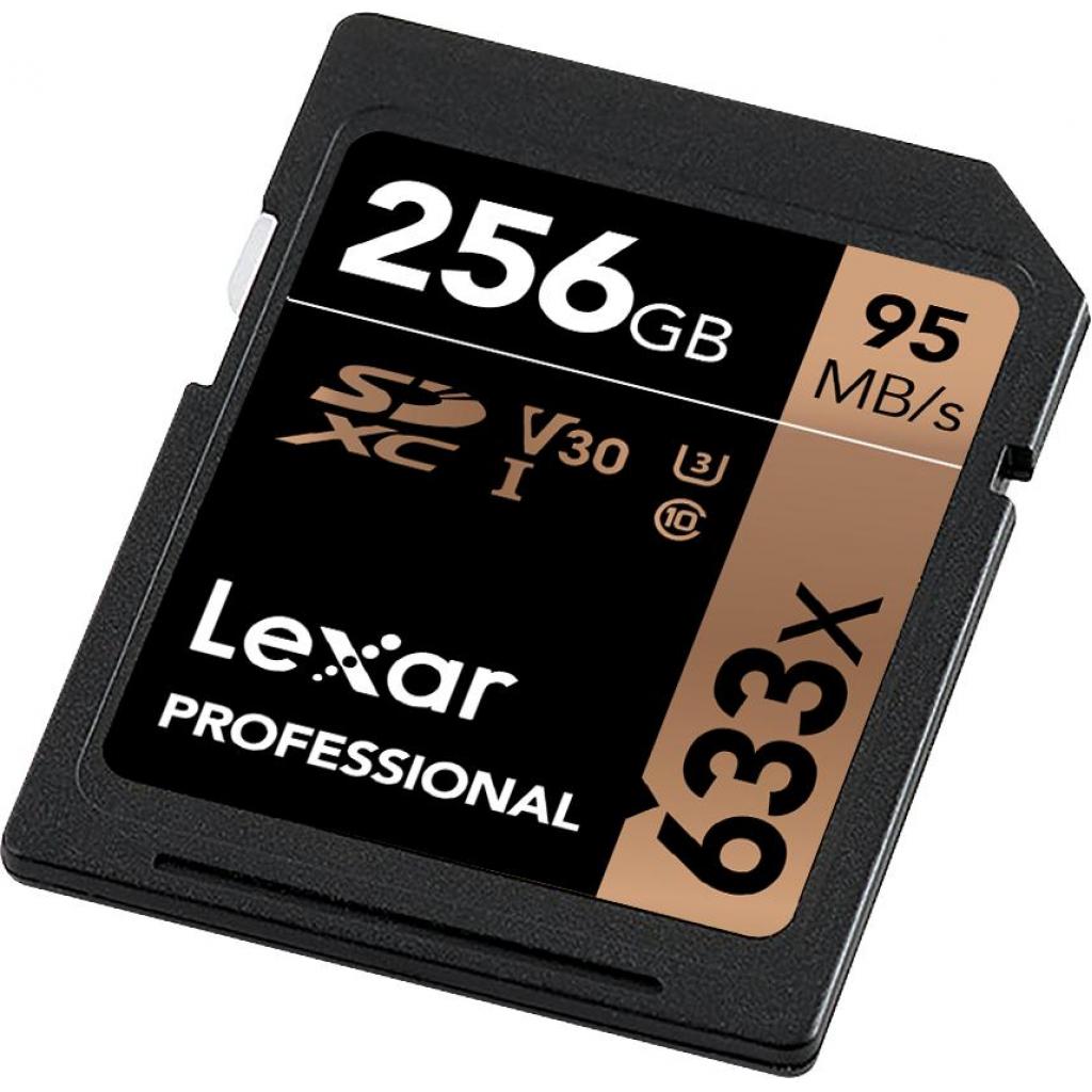 Карта пам'яті Lexar 256GB SDXC class 10 UHS-I U3 V30 633x Professional (LSD256CB633) - зображення 4