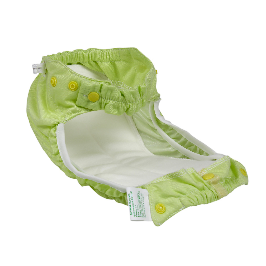 Підгузки Еко Пупс Active Premium багаторазовий 3-6 кг Abso Maxi Зелений (ТП3ВК4-1з) - зображення 4