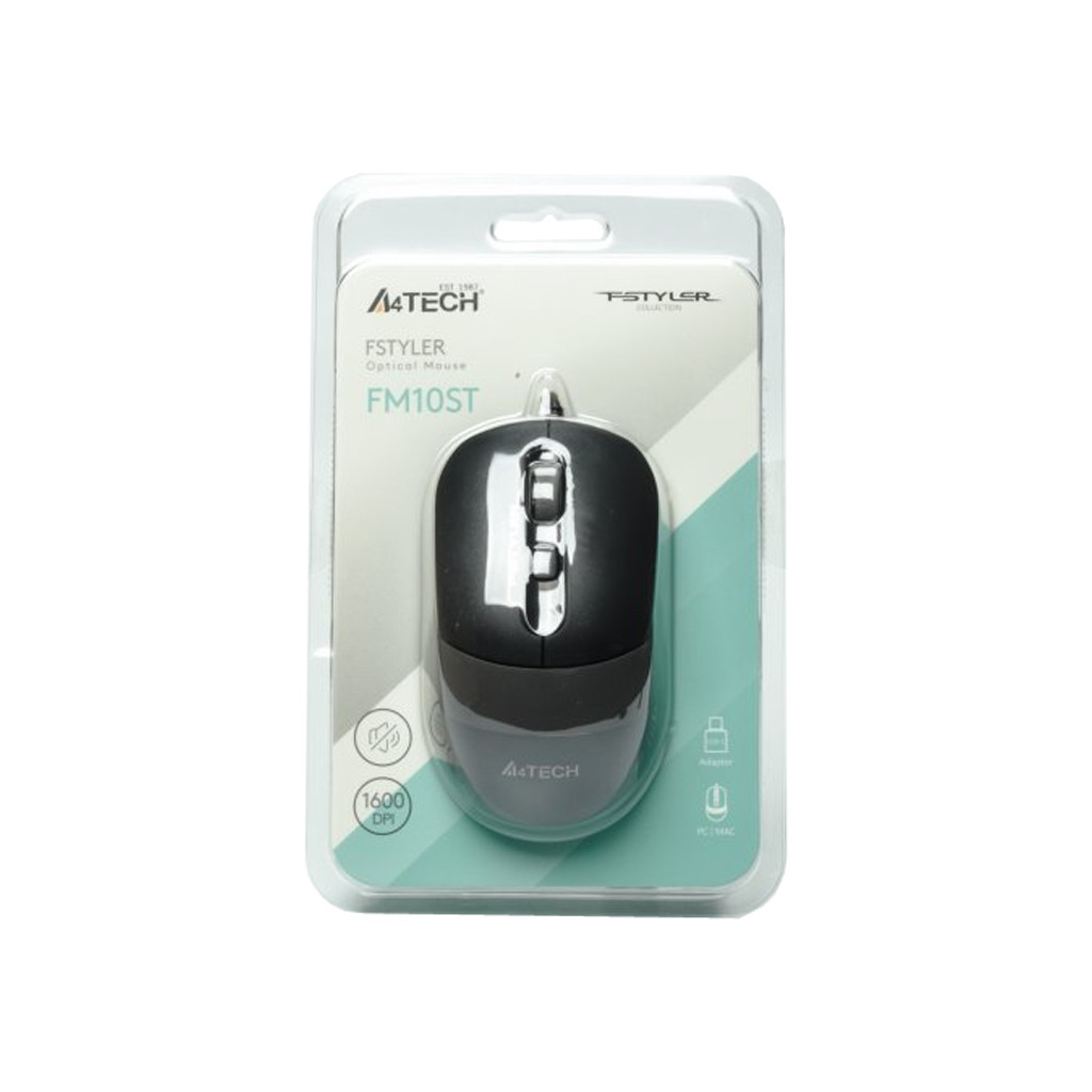 Мишка A4Tech FM10ST USB Grey (4711421990134) - изображение 9