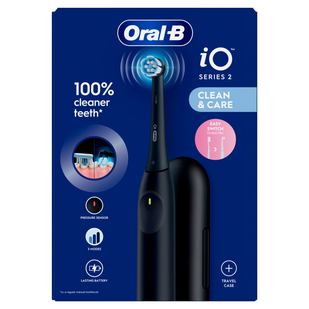Електрична зубна щітка Oral-B Series 2 iOS2.1D9.2K Black + футляр (8700216611923) - зображення 2
