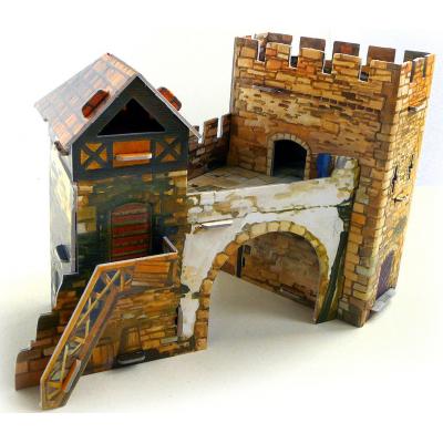 Збірна модель Умная бумага Старі ворота серії Середньовічне місто (244-01) - зображення 1