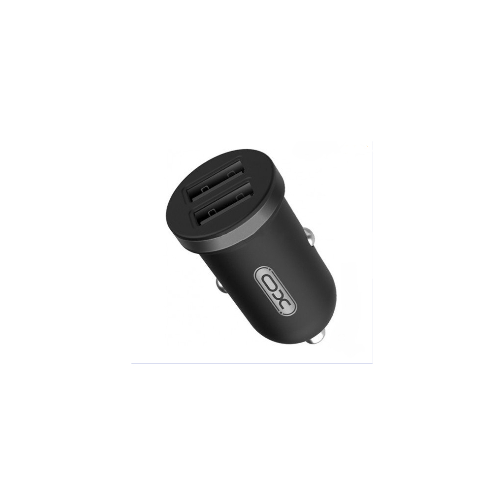 Зарядний пристрій XO 2xUSB 2.1A + cable USB to Micro 5P black (TZ08-M-BK) - зображення 2