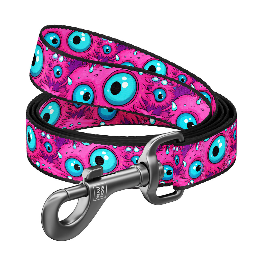 Повідець для собак WAUDOG Nylon "Око монстра" S (340-4049) - зображення 1