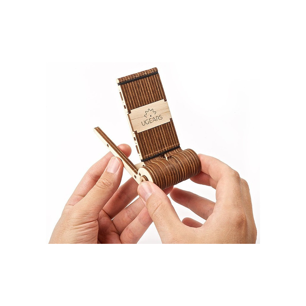 Конструктор Ugears Підставка для телефона (70145) - зображення 6