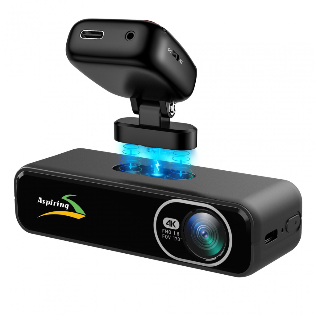 Відеореєстратор Aspiring AT320 UHD 4K Speedcam WiFi GPS (Aspiring AT320 UHD 4K, Speedcam, WiFi, GPS) - зображення 1