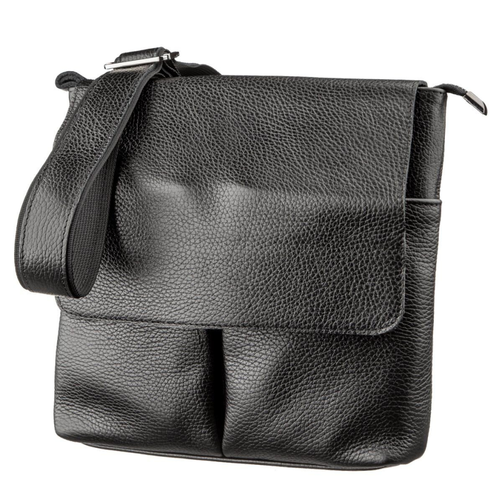 Сумка Shvigel З натуральної шкіри Чорна (11157) - зображення 1