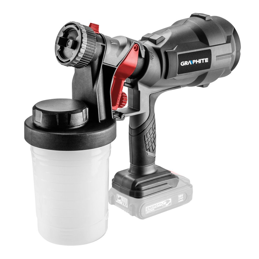 Фарбопульт Graphite Energy+ 18V, 700мл/хв, 900мл (без АКБ та ЗП) (58GE103) - изображение 1