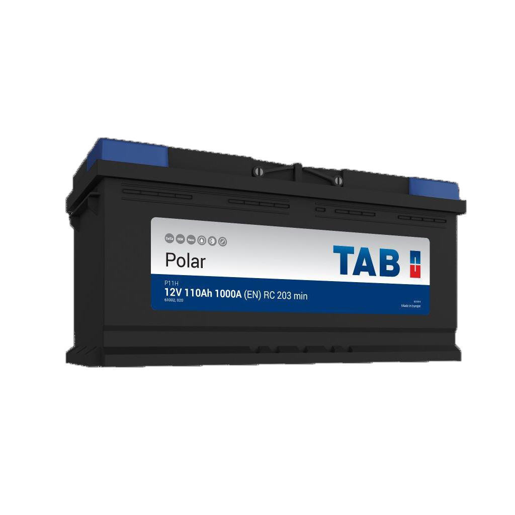 Акумулятор автомобільний TAB 110 Ah/12V Polar Euro (245 610) - зображення 1