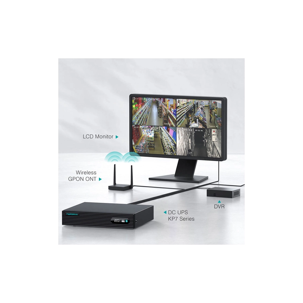 Пристрій безперебійного живлення Marsriva KP7 100W 76.8Wh (KP7) - зображення 7