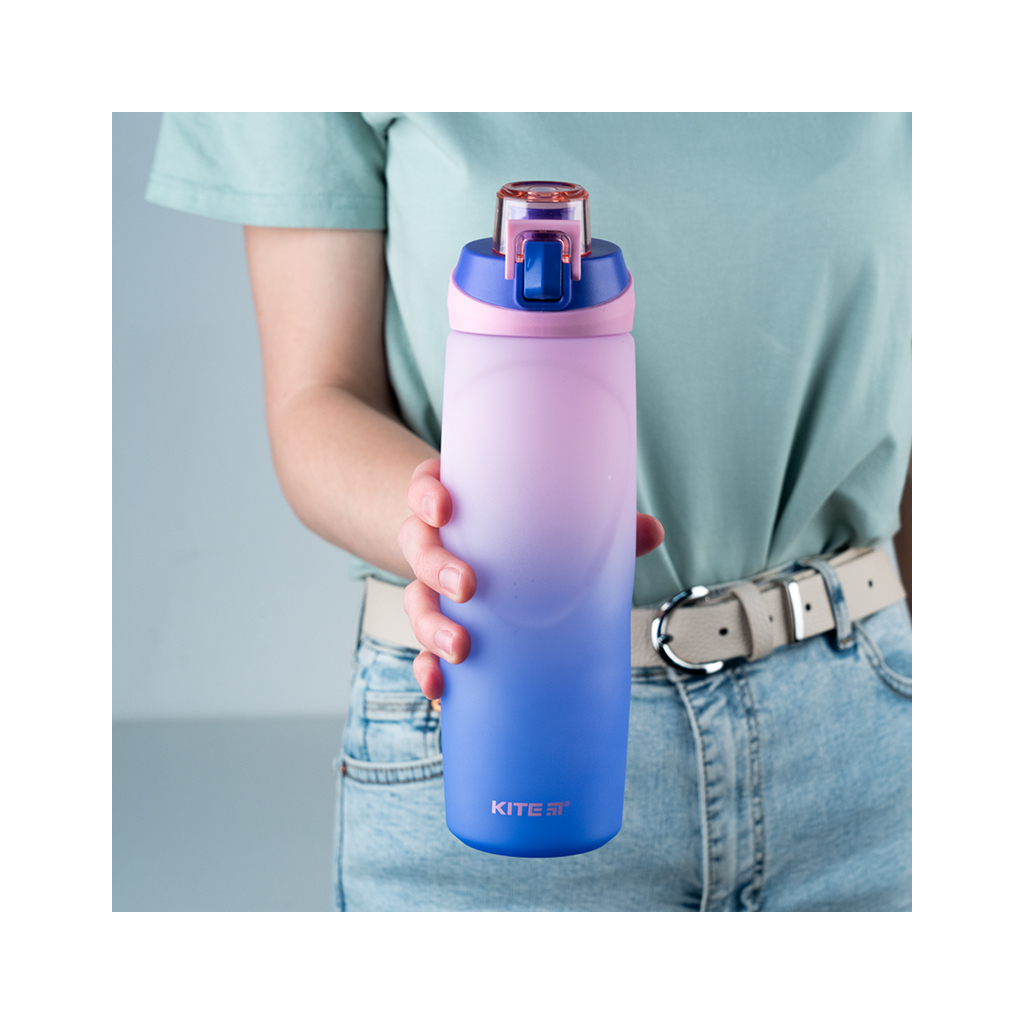 Поїльник-непроливайка Kite 760 мл, фіолетово-рожева (K24-1200-2) - зображення 4