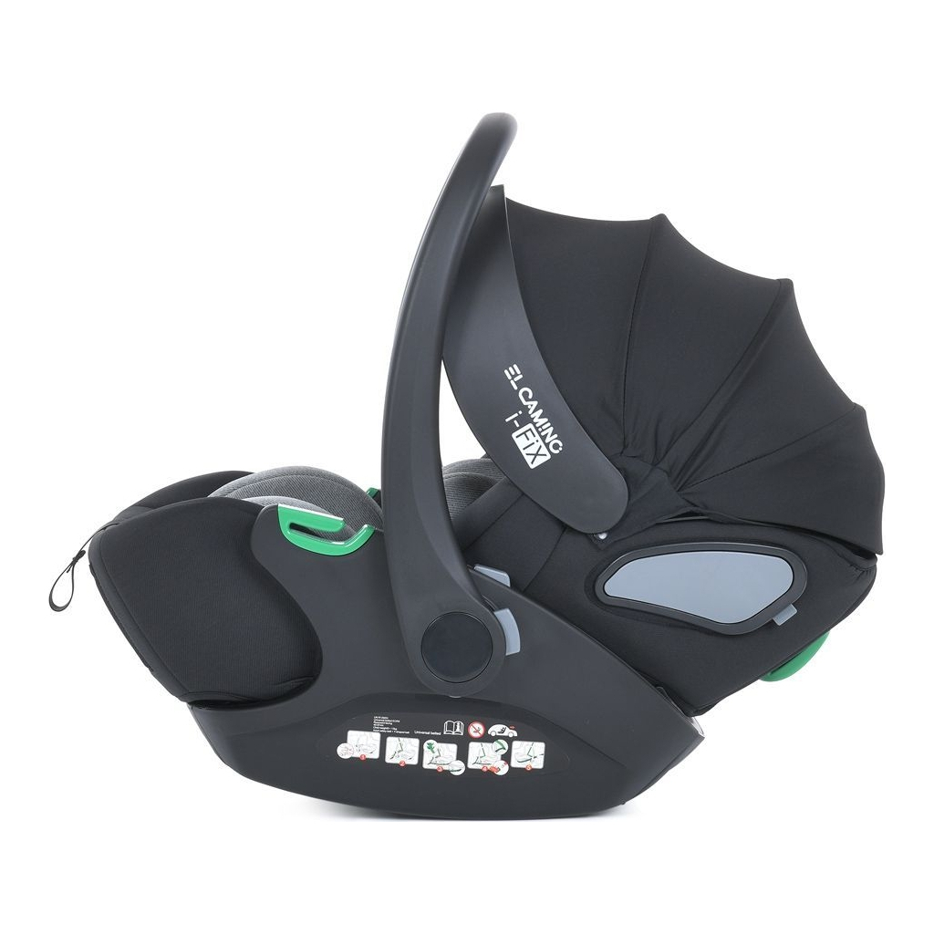 Автокрісло El Camino i-FIX (0-13кг) royal dark gray (ME 1110 royal.d.gray) - зображення 3