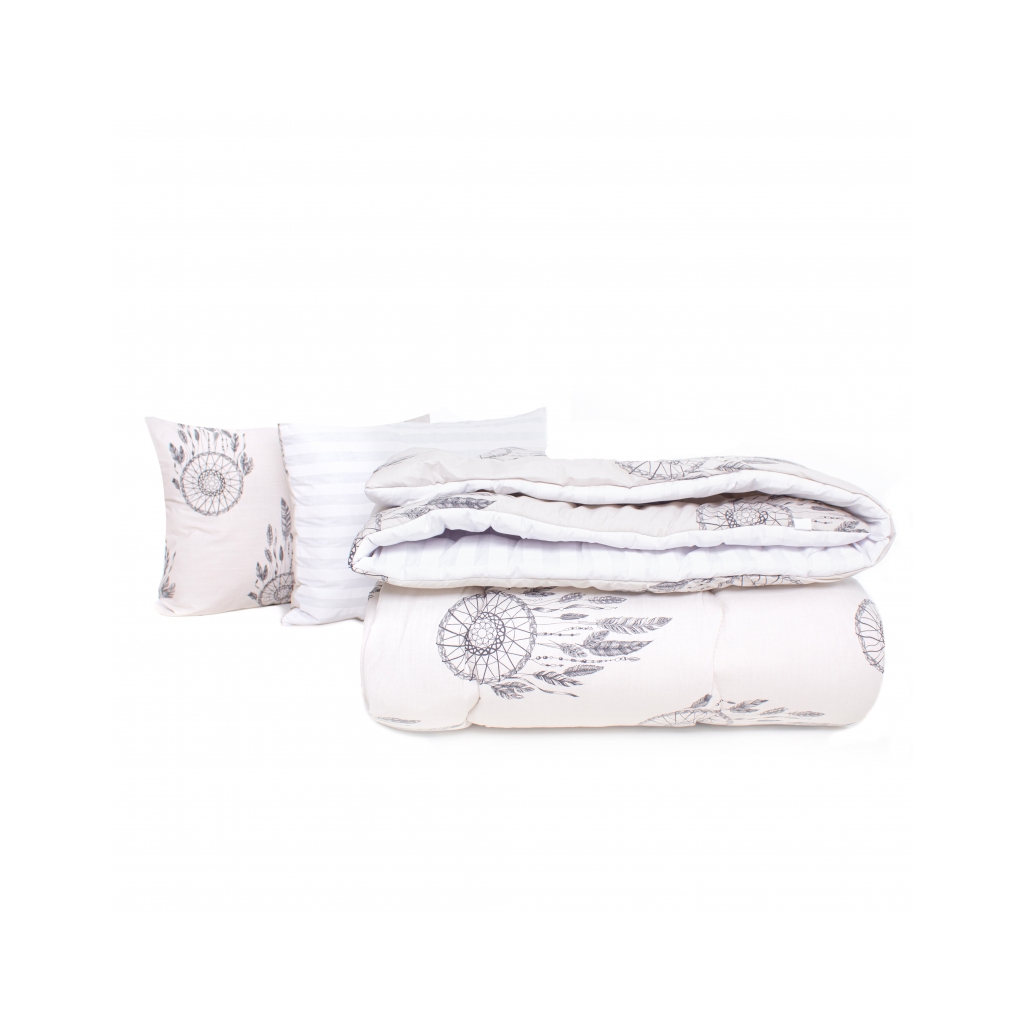 Ковдра MirSon Набір антиалергенний BamBoo Зима №3031 Color Fun Line Cat (ковдра + 2 подушки середні) 140х205+2 (2200004814391) - зображення 1