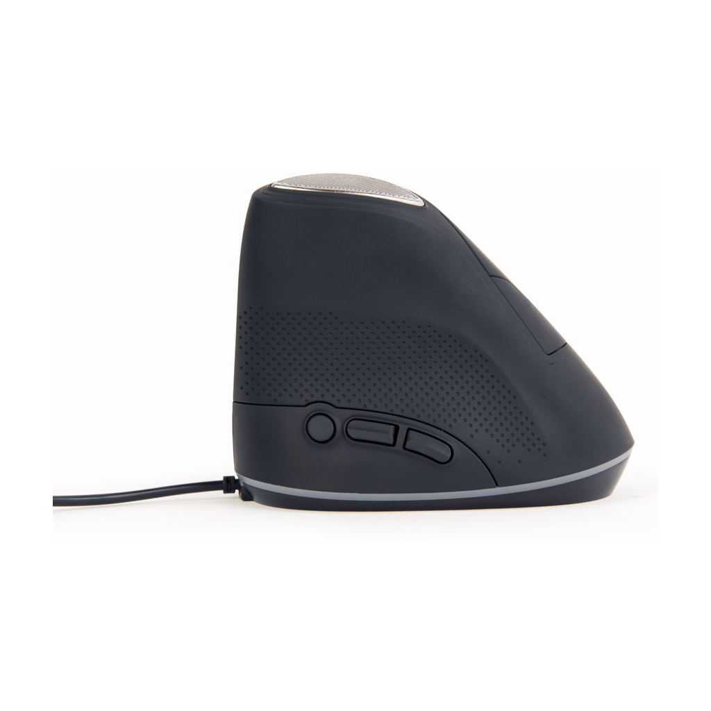 Мишка Gembird MUS-ERGO-03 USB Black (MUS-ERGO-03) - изображение 5