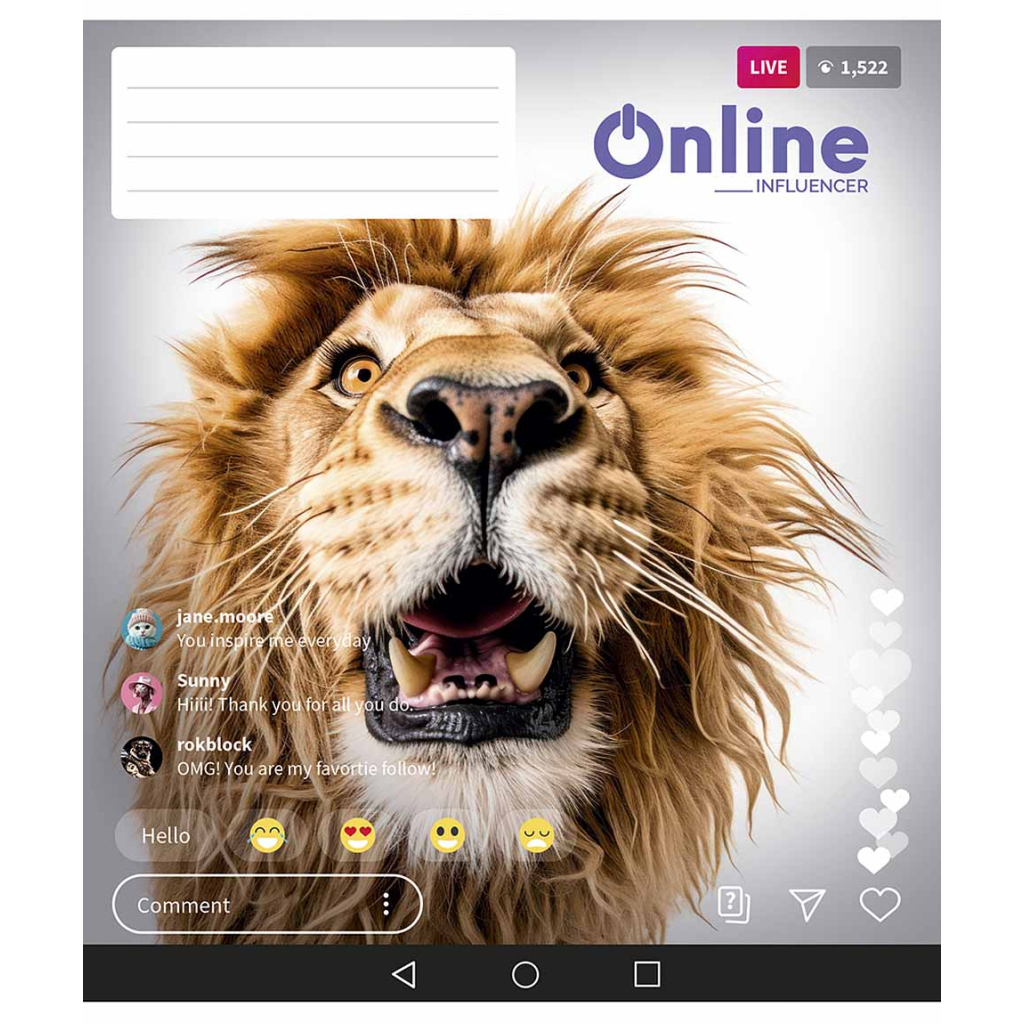 Зошит Школярик Online 36 аркушів лінія (036-3420L) - зображення 1