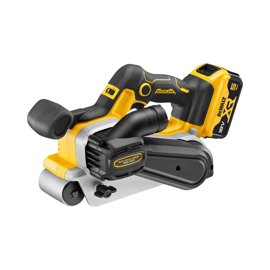 Шліфувальна машина DeWALT XR Li-Ion 18 В 2x5Ah, 198-320 м/хв, стрічка 75х533 мм (DCW220P2) - зображення 3
