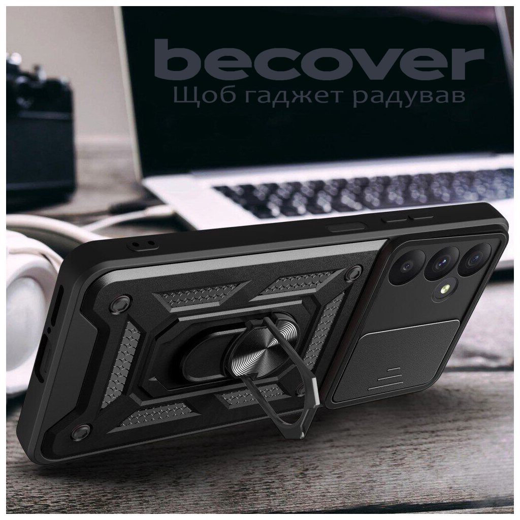 Чохол до мобільного телефона BeCover Military Samsung Galaxy A56 SM-A566 Black (712865) - зображення 2