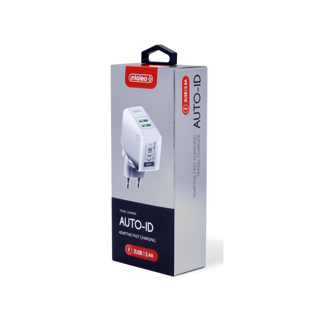 Зарядний пристрій Intaleo TCA242 (2USB2,4A) (white) (1283126477492) - зображення 2