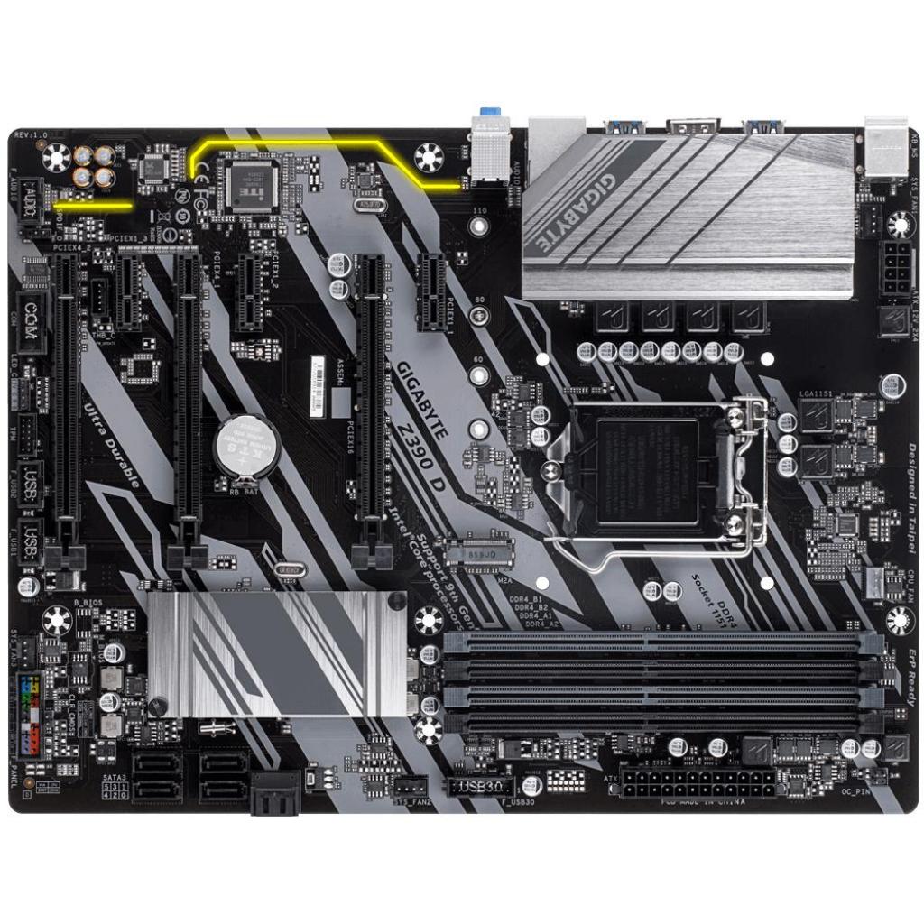 Материнська плата GIGABYTE Z390 D - зображення 2