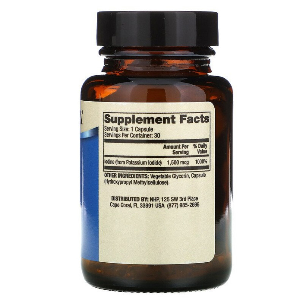 Амінокислота Dr. Mercola Йод 1,5 мг, Iodine, 30 капсул (MCL-01614) - зображення 2